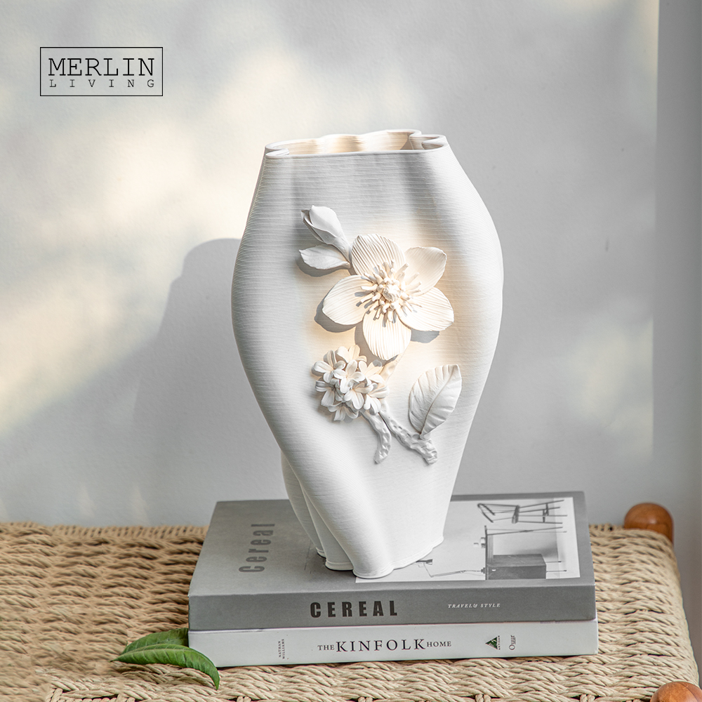 3D Printing Vase For Home Decor Inlaid Ceramic Flower (1)