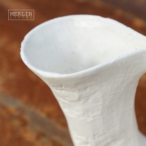 Artstone Cave Stone Mushroom Shape Ceramic Flower Vase (3)