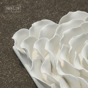 Handmade Nordic Style Blossom Ceramic Wall Art Decor (2)