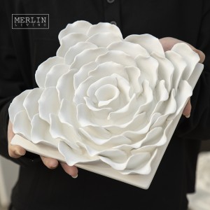 Handmade Nordic Style Blossom Ceramic Wall Art Decor (6)