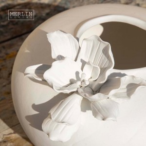 Handmade Nordic Style White Small Table Ceramic Vase (6)